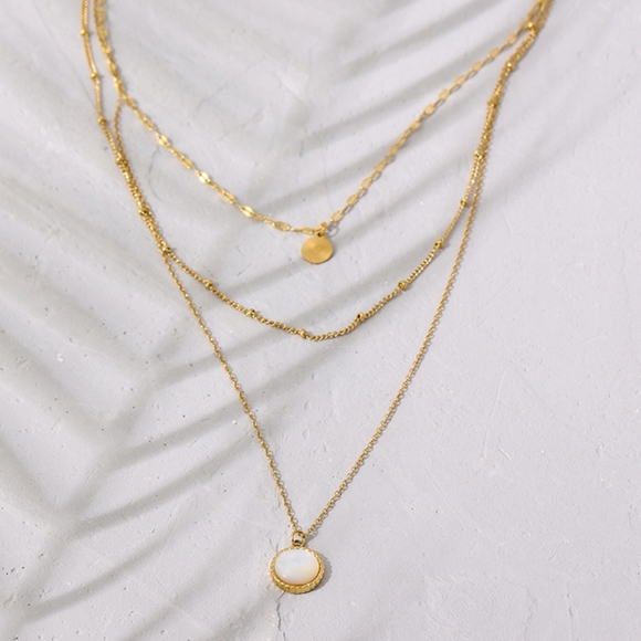 Charming Layered Necklace - Picture 5 of 7